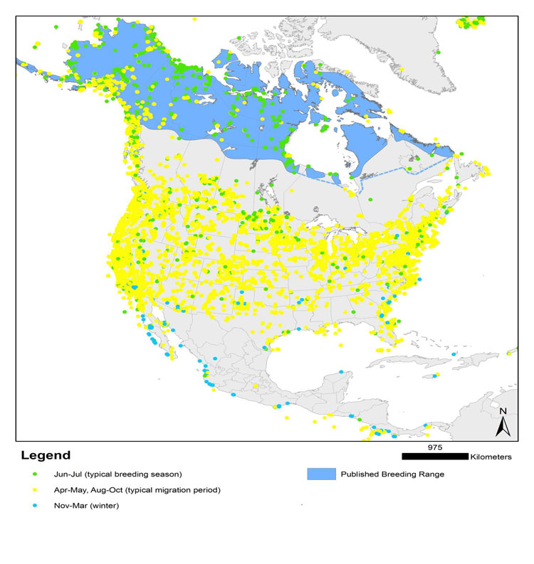 Map of Canada, USA and Mexico