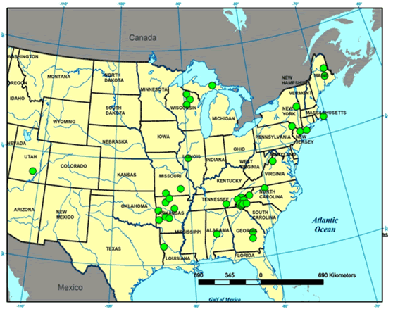 Map: USA