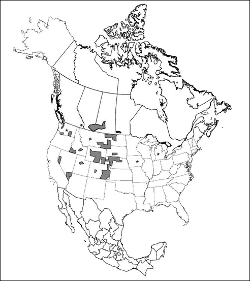 Aire de répartition actuelle du chénopode glabre