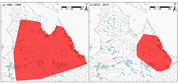 Deux cartes du nord du Québec