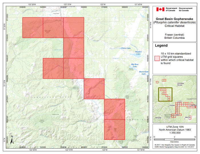 Map of Fraser Central, BC. (see long description below)