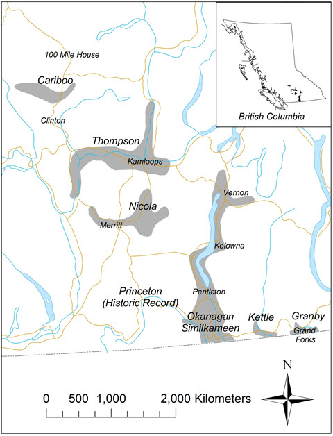 Distribution of Great Basin Spadefoot (Spea intermontana
