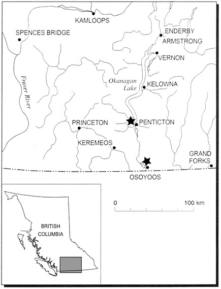 Map of North American