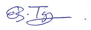 COSEWIC president signature