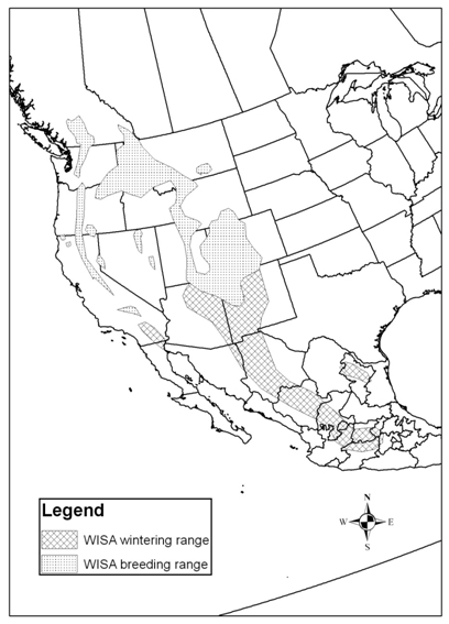 Map of North American range