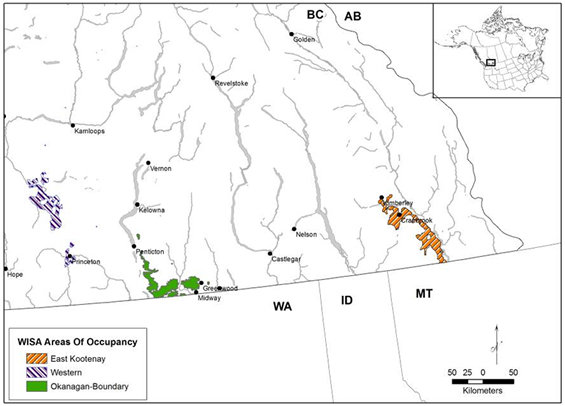 Map of British Columbia