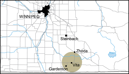 Western Prairie Fringed Orchid map