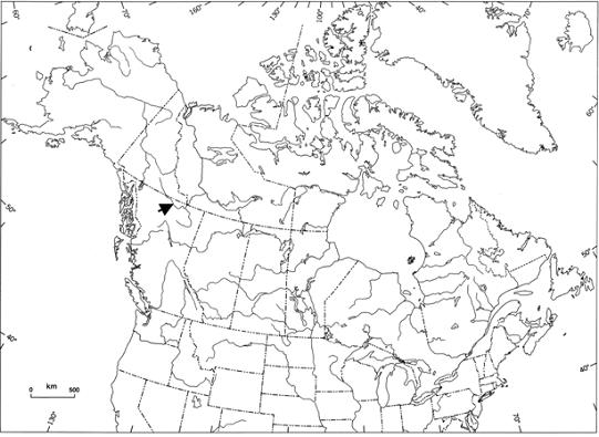 Figure 2. Range of the Hotwater Physa, Physella wrighti.