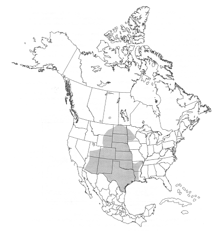 Figure 2. North American distribution of western spiderwort.
