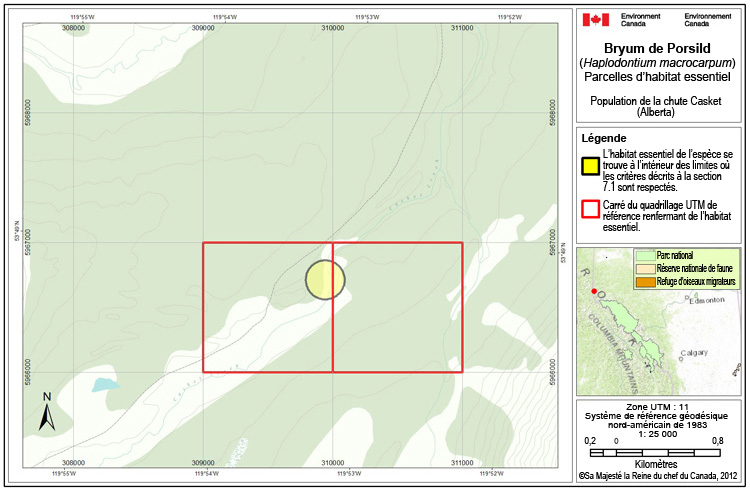 À la chute Casket (Alberta)