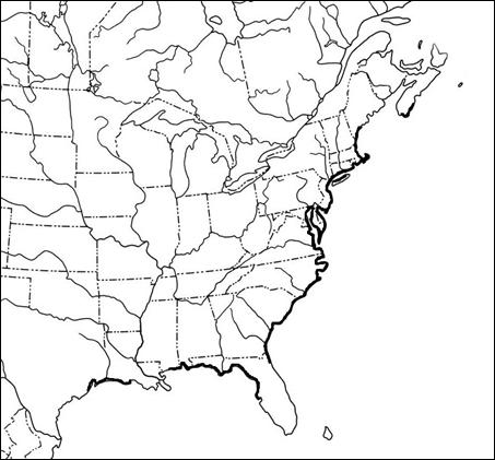  North American range of Lilaeopsis chinensis, based on Affolter (1985), BONAP (1998) and Pronych and Wilson (1993)