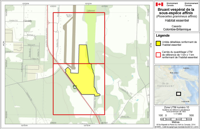 La figure 3 montre les deux carrés de 1 km x 1 km du quadrillage UTM