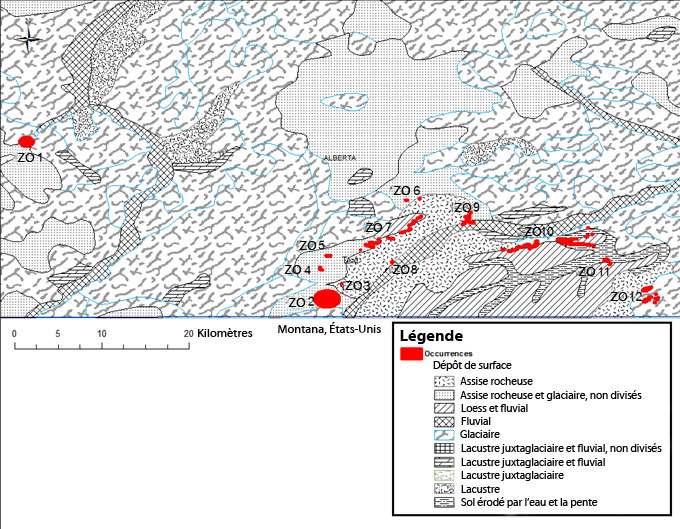Carte des occurrences