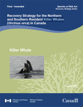 Recovery Strategy for the Northern and Southern Resident Killer Whales (Orcinus orca) in Canada - August 2011