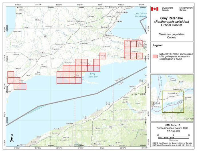 Map of south eastern Ontario