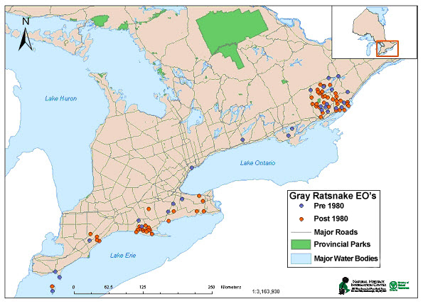 Map of southern Ontario