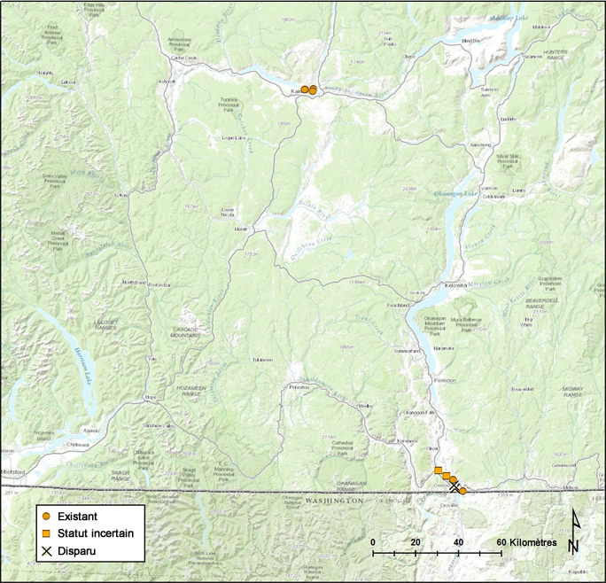 Sites abritant ou ayant déjà abrité