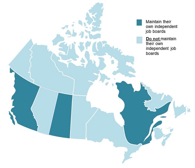 Figure  11: Provinces and Territories in  partnership with the program in 2019