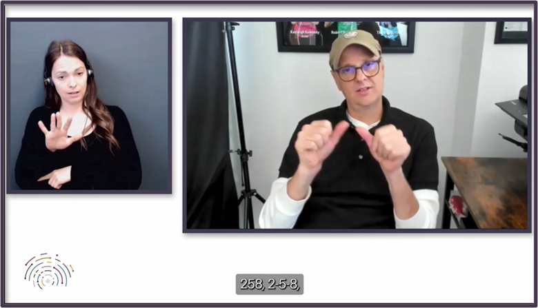 A screenshot of Robert Bhola from 258 Signs Productions Inc.
