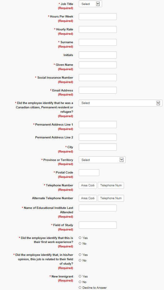 Grants and contributions online services: User guide (Submitting an