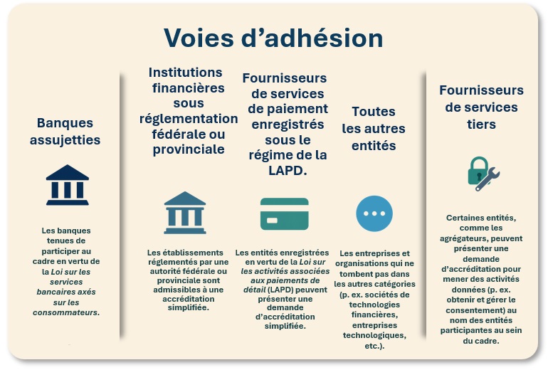 Figure 1.4 : Voies d'adhésion