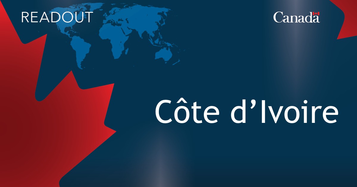 Minister Anand meets with Minister of State and Minister of Foreign Affairs of Côte d’Ivoire