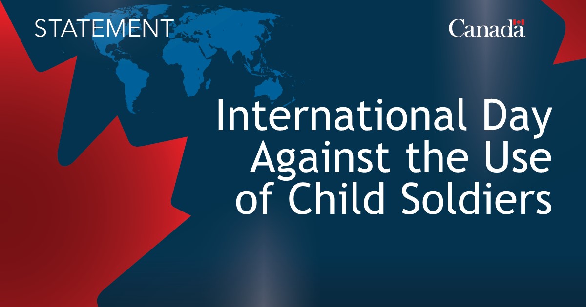 Statement on the International Day Against the Use of Child Soldiers