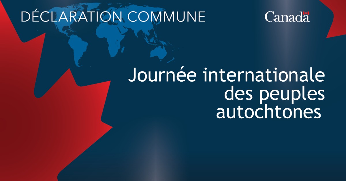 Déclaration à l’occasion de la Journée internationale des peuples ...