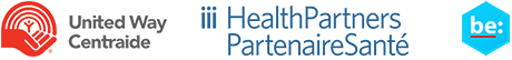 Logos of United Way, HealthPartners and ProjectBe.