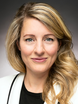L’honorable Mélanie Joly, Ministre des Affaires étrangères