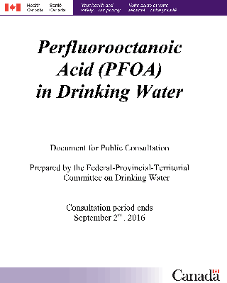 Perfluorooctanoic Acid (PFOA) in Drinking Water - Canada.ca