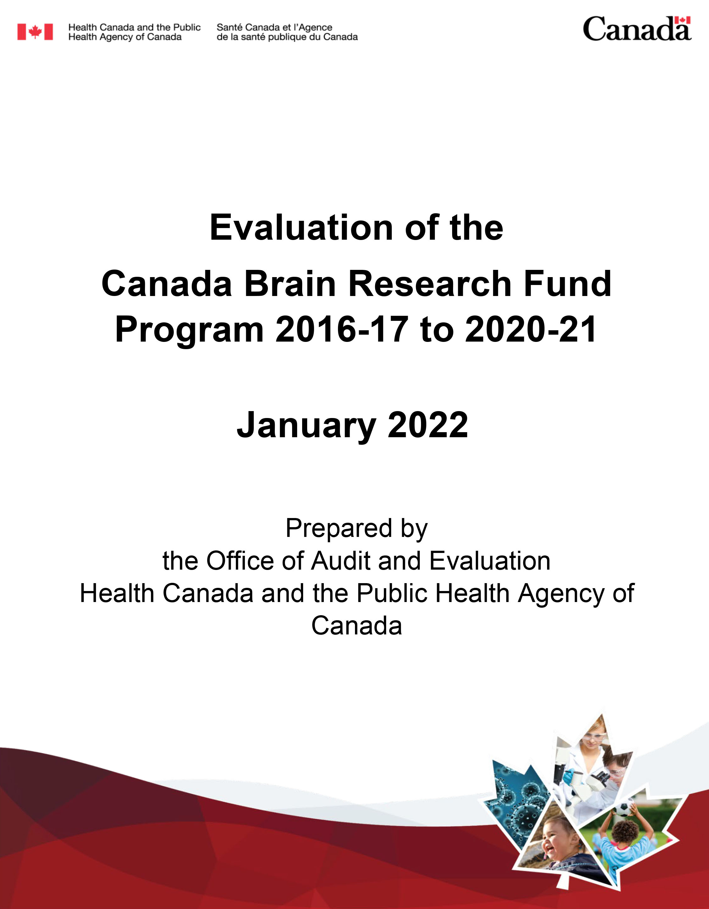 Evaluation of the Canada Brain Research Fund Program 2016-17 to 2020-21