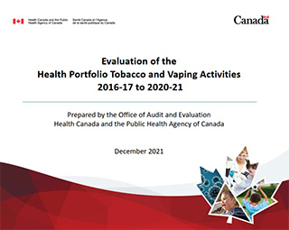 Evaluation of the Health Portfolio Tobacco and Vaping Activities 2016-17 to 2020-21