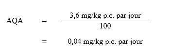 Équation 1
