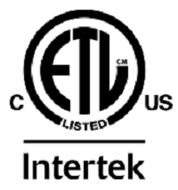 Binational Intertek certification mark (Canada/US)
