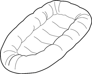 Figure 9 : un lit coussin de nourrissons
