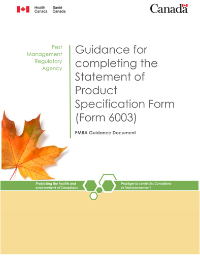 PMRA Guidance Document