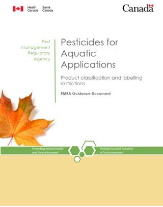 Pesticides for Aquatic Applications Product classification and labelling restrictions
