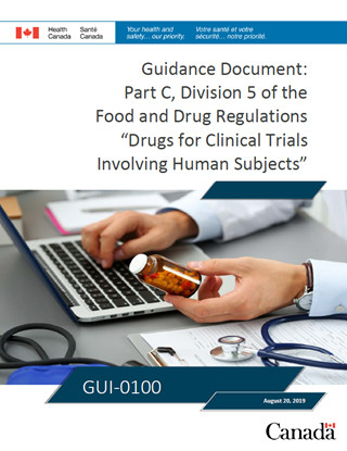 Guidance Document Part C Division 5 Of The Food And Drug