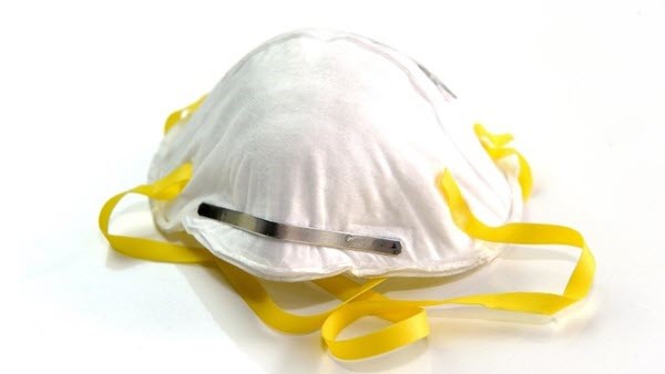 image of cup-style N95 respirator