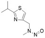 N-((2- isopropylthiazol-4-yl) methyl)-N-methylnitrous amide (NNTA)