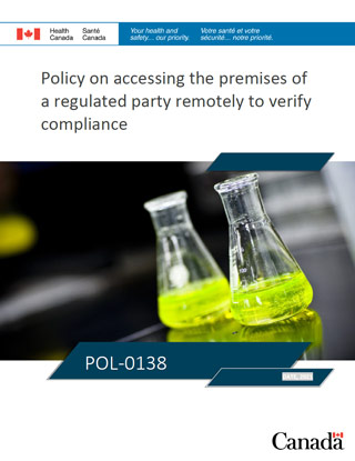Policy on accessing the premises of a regulated party remotely to verify compliance POL-0138
