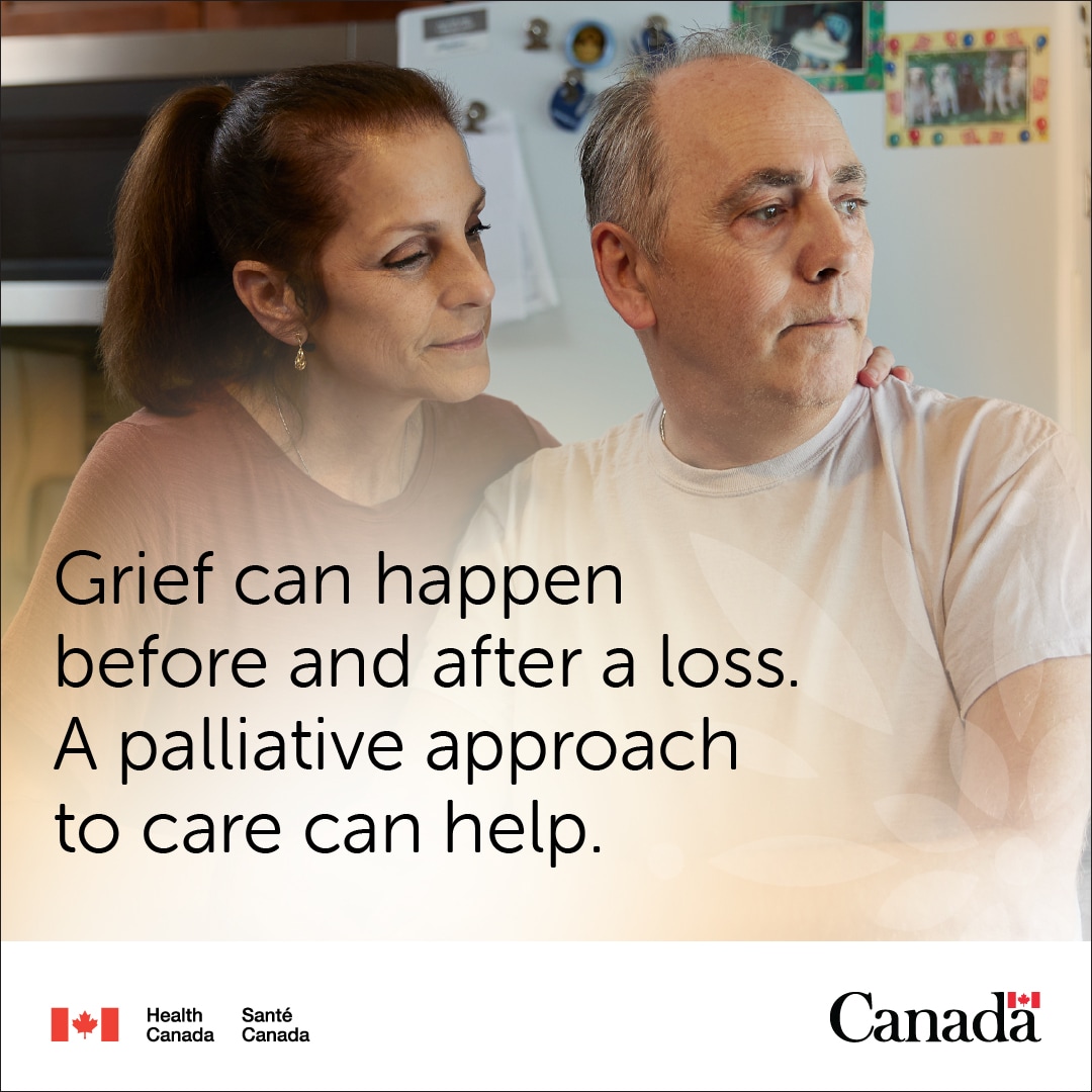 A palliative approach to care can connect people living with serious illness and their caregivers to local grief supports.