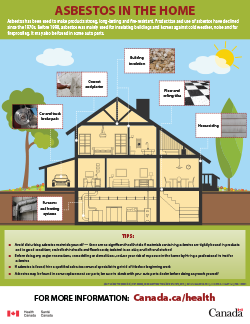 Asbestos in the home infographic thumbnail