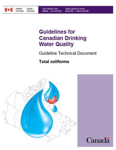 Guidelines For Canadian Drinking Water Quality Guideline