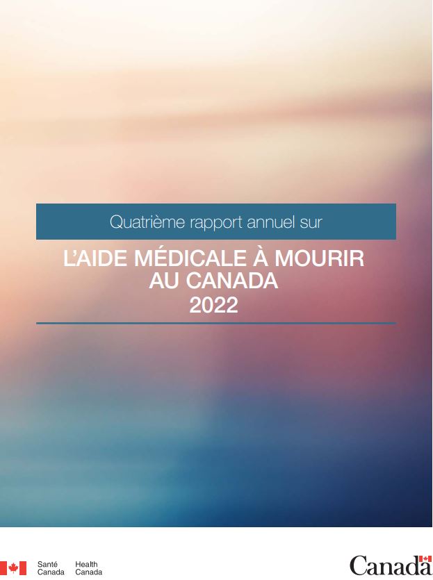 Quatrième rapport annuel sur l'aide médicale à mourir au Canada 2022