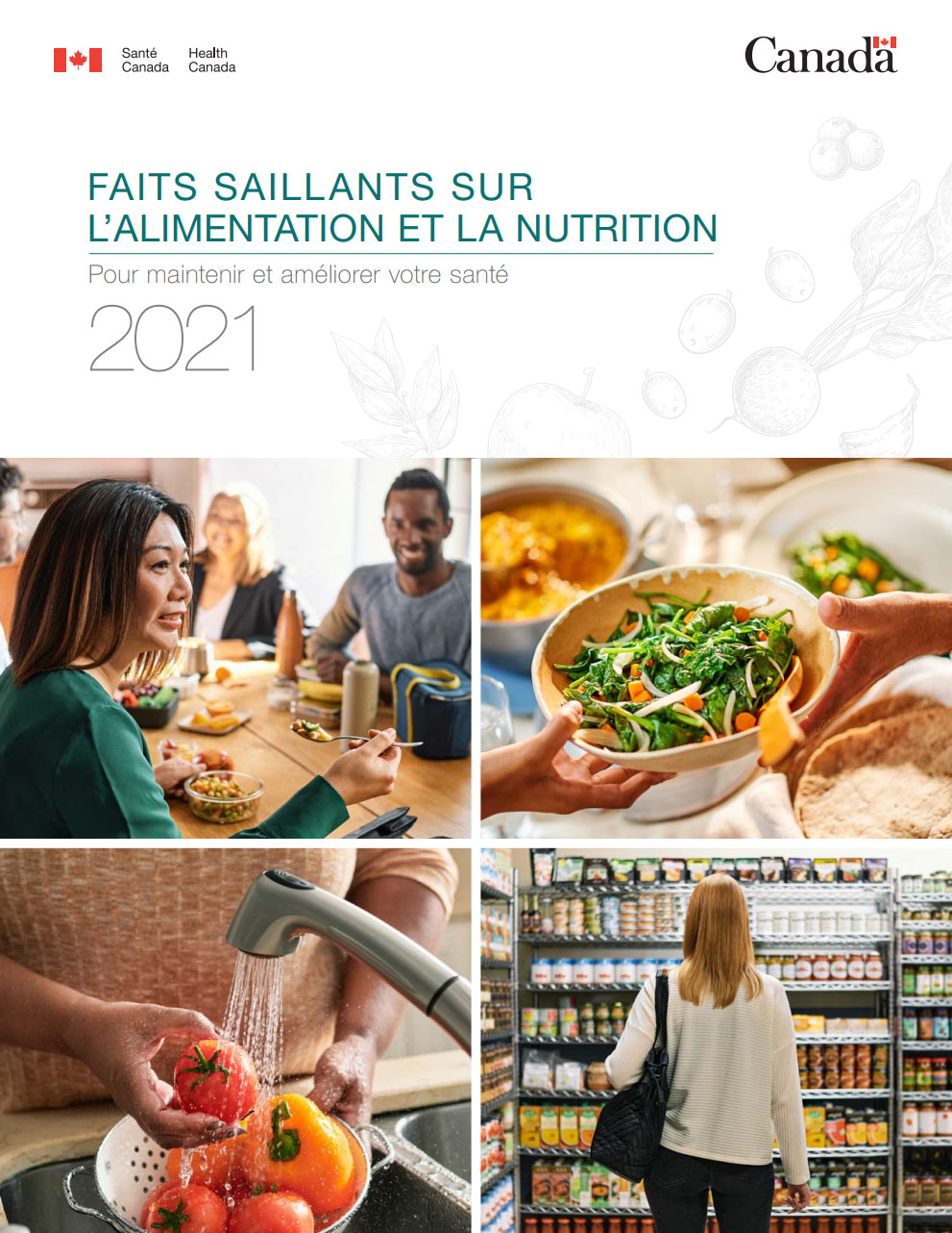 Faits saillants sur l'alimentation et la nutrition 2021