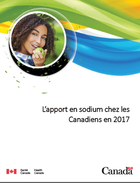 L'apport en sodium chez les Canadiens en 2017