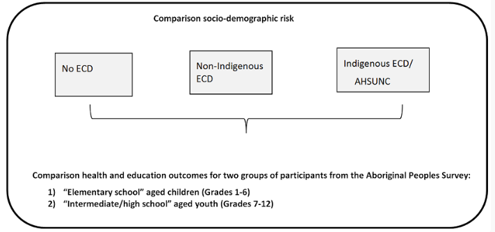 Three types of past early child development (ECD) participation status