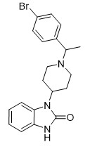 Chemical structure for Brorphine